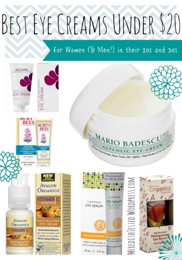 Best affordable all-natural eye cream // MeredithTested.wordpress.com