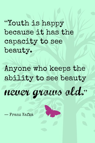 Quote about seeing beauty, from MeredithTested.wordpress.com
