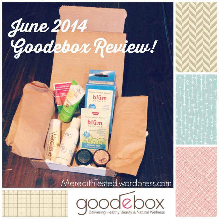 Goodebox Natural Wellness Products Subscription Box REVIEW by MeredithTested.wordpress.com