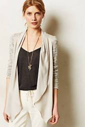 venteux ruffled cardi anthro