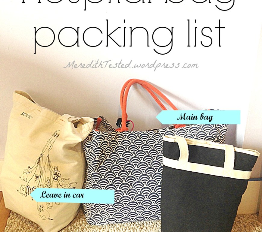hospital bag packing list