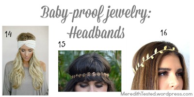 baby proof jewelry fashion new mom headband
