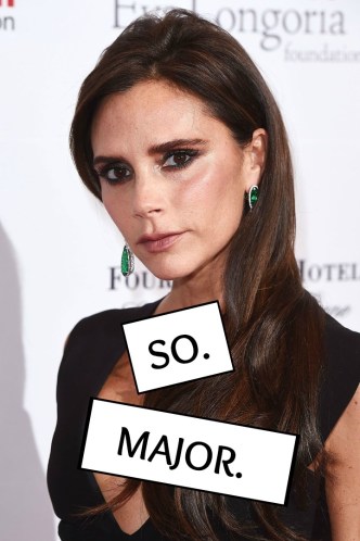 victoria beckham so major