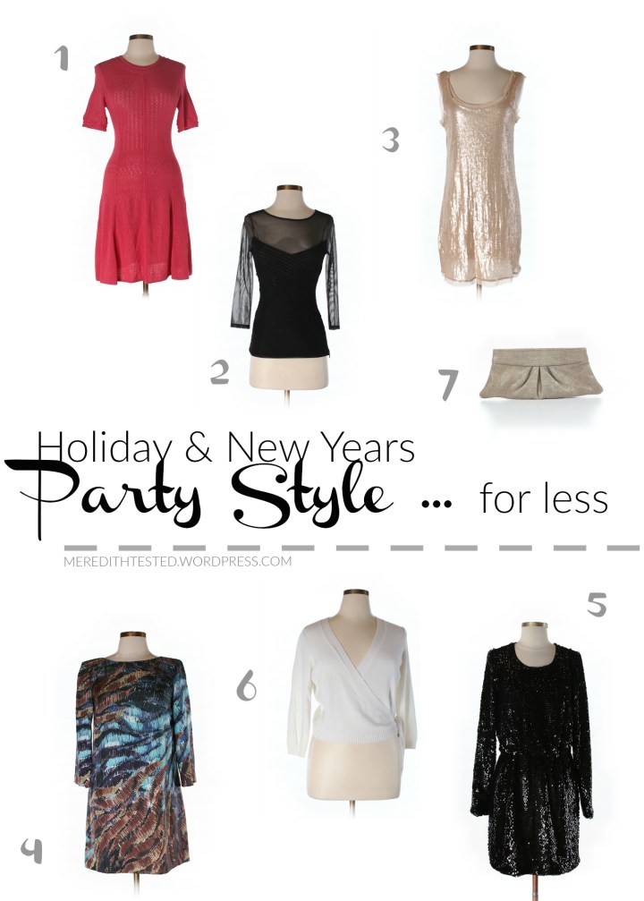 Holiday and New Years Party Outfit Ideas, Inexpensive, Eco Friendly