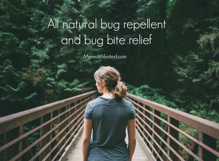 All natural, zero waste bug and mosquito repellent and bug bite relief