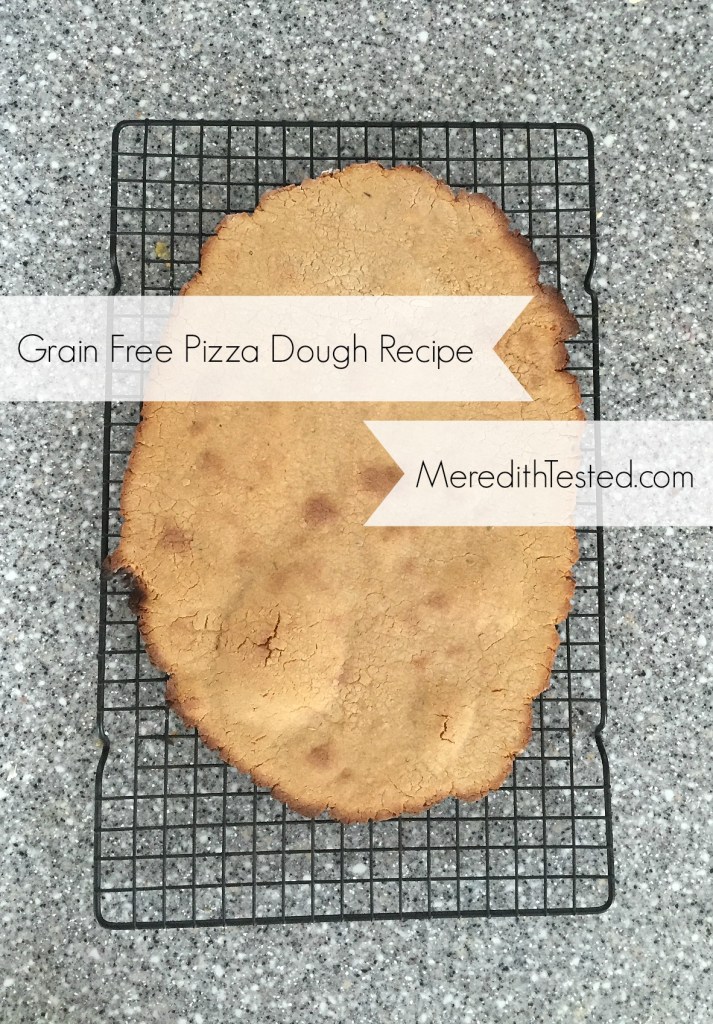Grain free gluten free pizza dough