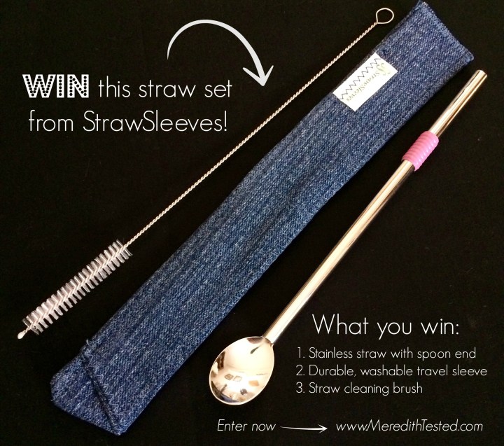 reusable straw set giveaway