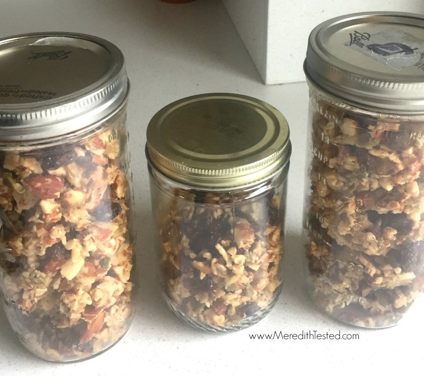 Zero waste paleo gluten free granola recipe
