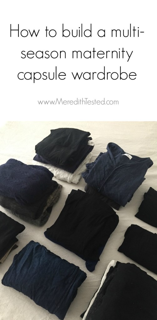 How to build a multi-season, minimalist maternity wardrobe