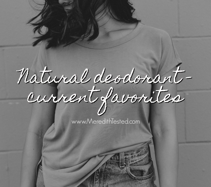 aluminum free deodorant recommendations